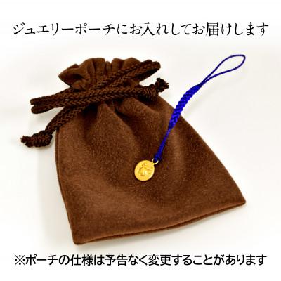 ふるさと納税 南アルプス市 純金(K24)製 黄金十二支 根付【丑】の画像