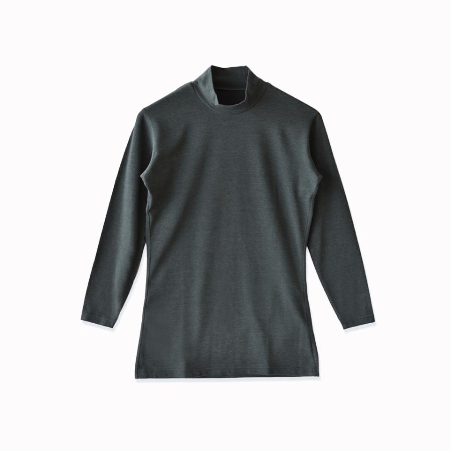 ふるさと納税 松山市 メンズ 長袖 ハイネックあったかインナー 2枚組 21FW-0007 グレー XLサイズ