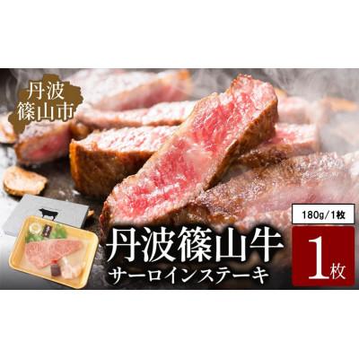 ふるさと納税 丹波篠山市 丹波篠山 肉の東門 牛至宝のサーロインステーキ 1枚入り(180g)牛脂付き