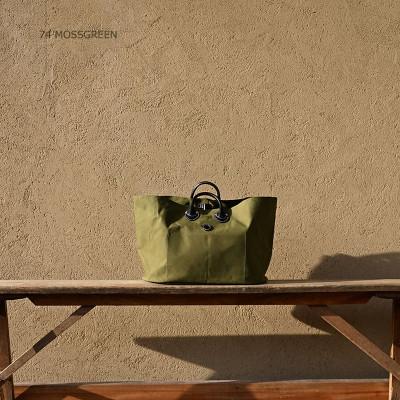 ふるさと納税 東大阪市 OVAL TOTE BAG オーバルトートバッグ KHG-OBT01T [モスグリーン]