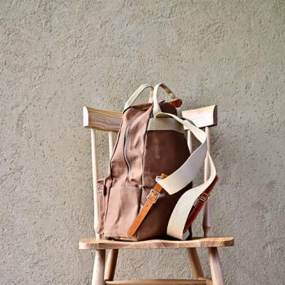 ふるさと納税 東大阪市 RUCKSACK　リュックサック　KHG-RS01T　【スモークブラウン】の画像