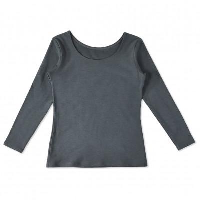 ふるさと納税 松山市 レディース 長袖 丸首あったかインナー 2枚組 23FW-0008W グレー Mサイズ