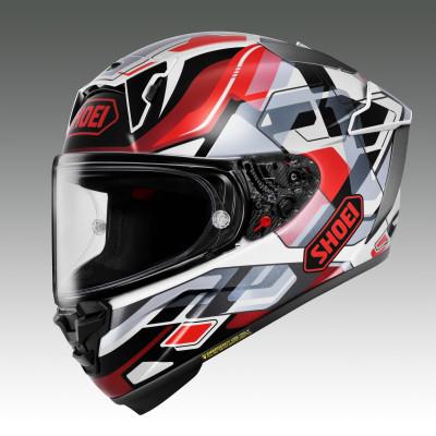 ふるさと納税 稲敷市 SHOEIヘルメット[X-Fifteen VALION(RED/WHITE)]XL Fチケット付