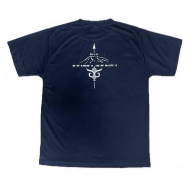 ふるさと納税 平取町 [日本百名山]幌尻岳記念Tシャツ(XL)紺