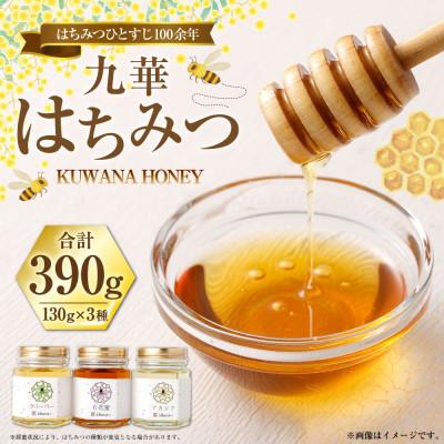 ふるさと納税 桑名市 九華はちみつ 130g×3本セット