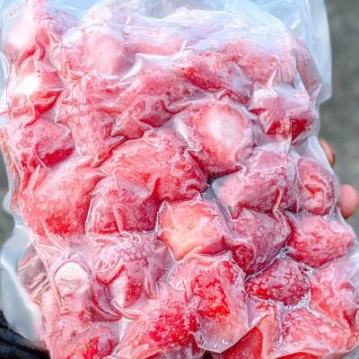 ふるさと納税 岡崎市 いちご屋さかいの冷凍いちご計2000g