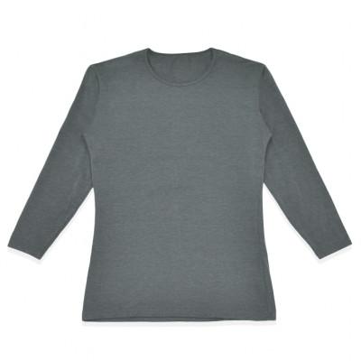 ふるさと納税 松山市 メンズ 長袖 丸首あったかインナー 2枚組 WCPM-01 グレー XLサイズ