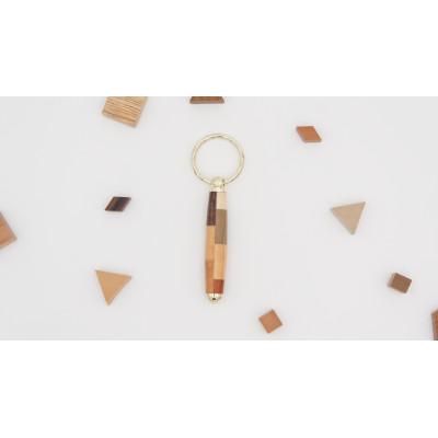 ふるさと納税 日南町 寄木のキーホルダー・チェック