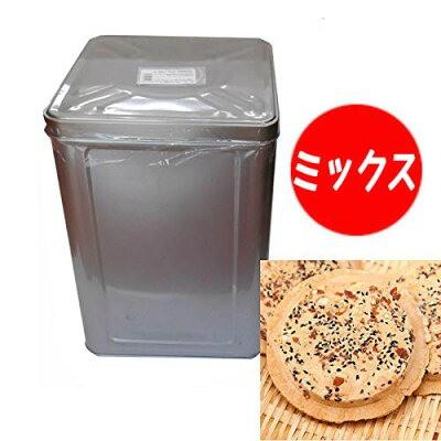 ふるさと納税 久慈市 宇部煎餅店 一斗缶 こわれ煎餅 ミックス 2.2kg
