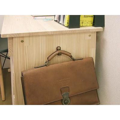 ふるさと納税 筑後市 天然木パイン材デスク(学習机)「エル」2点セット_2
