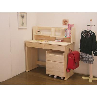 ふるさと納税 筑後市 天然木パイン材デスク(学習机)「エル」3点セット