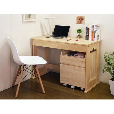 ふるさと納税 筑後市 ハンドメイド天然木パイン材デスク(学習机)「リード」2点セット