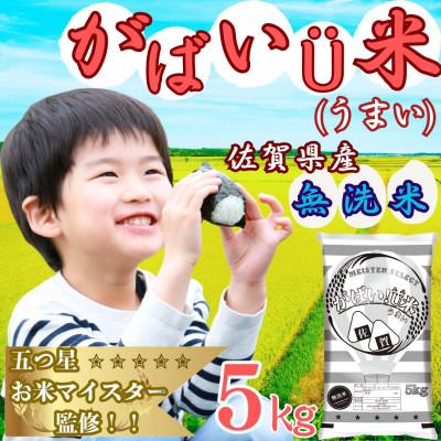 ふるさと納税 伊万里市 がばいU米(うまい) ブレンド米 [無洗米]5kg お米マイスター厳選(伊万里市)