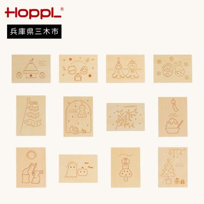 ふるさと納税 三木市 HOPPL(ホップル)オリジナル商品 こよみプレート(12か月セット)