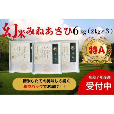 ふるさと納税 豊田市 真空パック 山間地限定!希少米峰旭2kg×3個