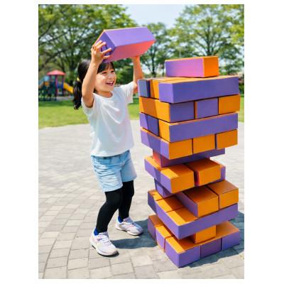 ふるさと納税 東大阪市 ダンボール製 巨大ジェンガ