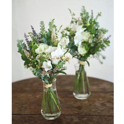 ふるさと納税 高知市 季節のおすすめ生花花束一対 供花[CG029]