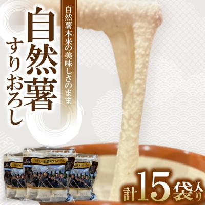 ふるさと納税 草津市 自然薯 すりおろし 冷凍 50g×15パック | 