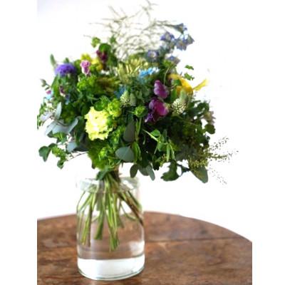 ふるさと納税 高知市 季節のおすすめ生花ナチュラル花束 ブーケ 1束[CG017]