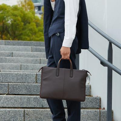 ふるさと納税 豊岡市 豊岡鞄 L.E.D BITES HORSE ブリーフケース B122T ブラウン