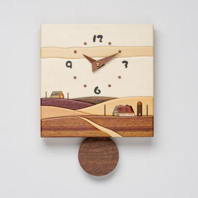 ふるさと納税 東川町 寄木振り子(サイロ)[0092-009]