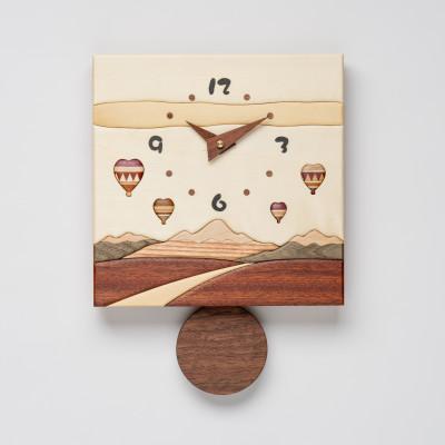 ふるさと納税 東川町 寄木振り子(気球)[0092-010]