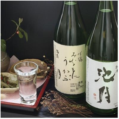 ふるさと納税 中能登町 [鳥屋酒造] 日本酒 飲み比べ4本セット(純米大吟醸池月 純米池月 眉丈山 みなもにうかぶ月)