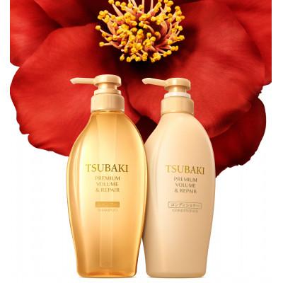 ふるさと納税 久喜市 TSUBAKI プレミアムボリューム&amp;リペア シャンプー/コンディショナー 2品セット