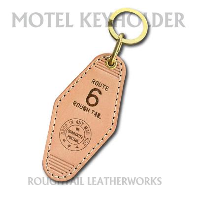ふるさと納税 ひたちなか市 ラフテール[栃木レザー製牛革使用 モーテルキーホルダー]ナチュラル×ブラス