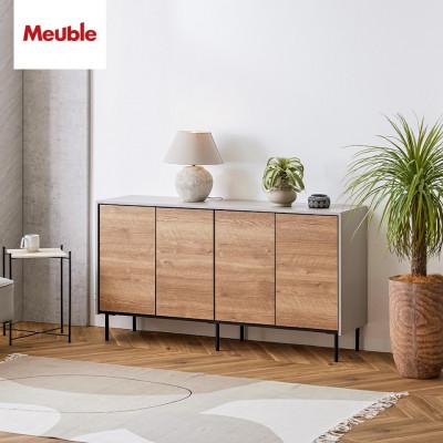 ふるさと納税 大川市 サイドボード 幅145cm リビング収納 レオ ヴィンテージナチュラル[モーブル/大川家具]