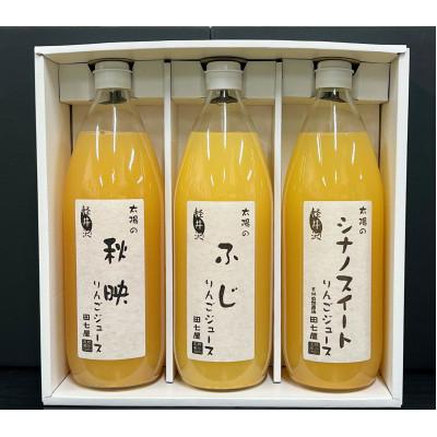 ふるさと納税 小諸市 田七屋のリンゴジュース おまかせ3本セット