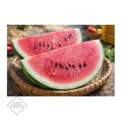 ふるさと納税 かすみがうら市 [阿見町共通返礼品]茨城県阿見町産大玉すいか(羅王ザ・スイート)2L(1玉)1箱7.5kg