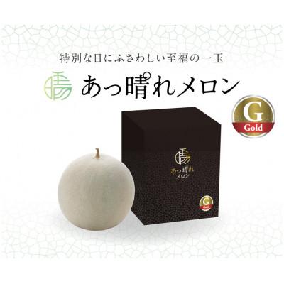 ふるさと納税 岡山市 [2026年7月〜順次発送][ゴールド]あっ晴れメロン