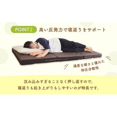 ふるさと納税 豊郷町 期間限定!生活応援 ぷちスリム セミシングル グリーン 8cm高反発マットレス[53820551]_2