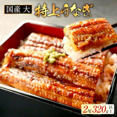 ふるさと納税 別海町 [大サイズ]国産 うなぎの蒲焼 2尾 計320g 特製たれと山椒がついた鰻蒲焼セット 化粧箱入り