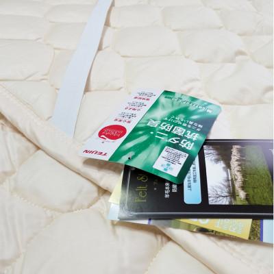 ふるさと納税 泉大津市 【セミダブル】フランスウール混SEK抗菌防臭わたベッドパッド(120×200cm) W50BP-SD_1