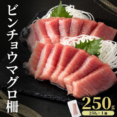 ふるさと納税 東洋町 ビンチョウマグロ 柵 250g