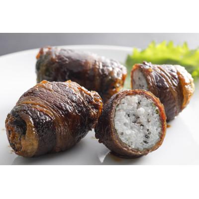 ふるさと納税 三田市 肉巻きおにぎり6個&amp;ハンバーグ4個