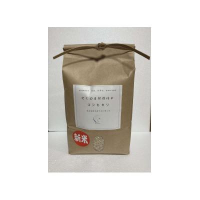 ふるさと納税 福知山市 やくの自然栽培米(コシヒカリ) 白米5kg