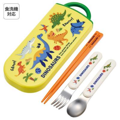 ふるさと納税 奈良市 箸 スプーン フォーク セット TACC2 ディノサウルス 奈良県奈良市 skt002 724930