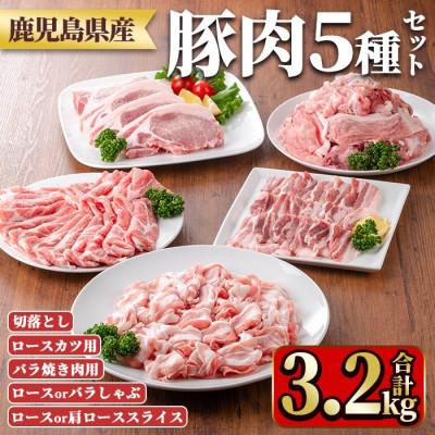 ふるさと納税 湧水町 鹿児島県産豚肉セット(5種・合計3.2kg) y554(湧水町)