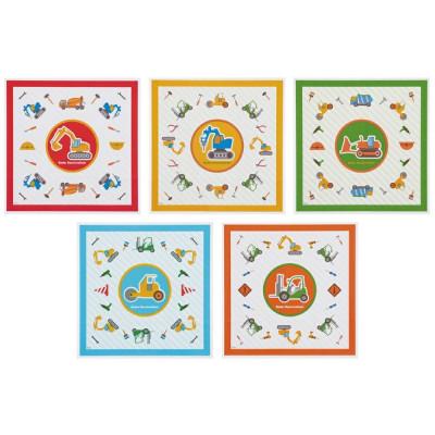 ふるさと納税 奈良市 おにぎり ラップ 30枚(5柄×6枚入)LBL3 はたらく クルマ skt041 701412