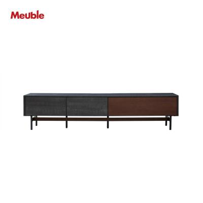 ふるさと納税 大川市 アルヴィン 200cm AVローボード[ウォールナット][モーブル][大川家具]