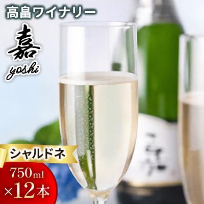 ふるさと納税 高畠町 [高畠ワイナリー]嘉-yoshi- スパークリング シャルドネ 750ml×12本 辛口