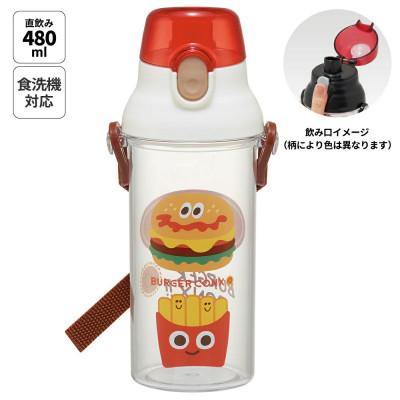 ふるさと納税 奈良市 直飲み 水筒 クリア ボトル 480ml PSB5TR バーガーコンクス skt053 725692