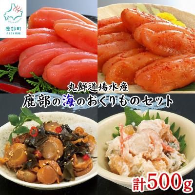 ふるさと納税 鹿部町 丸鮮道場水産 鹿部の海のおくりものセット 計500g