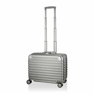 ふるさと納税 越谷市 静音キャスターアルミ調スーツケース トライデント TRI1030-45 シルバー Sサイズ