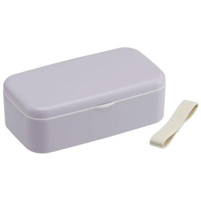 ふるさと納税 奈良市 箸付き 弁当箱 600ml 1段 PLB6HB セピアカラー ラベンダー skt101 672491