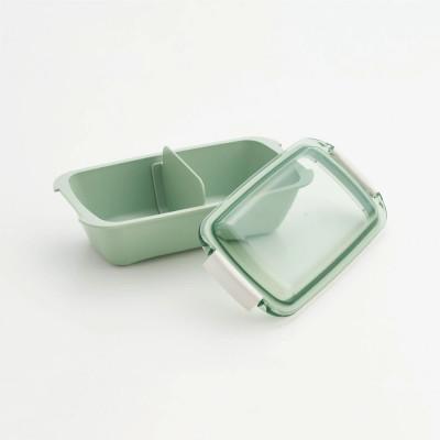 ふるさと納税 奈良市 洗いやすい弁当箱 530ml PTLB6B セピアカラー グリーン skt102 672453 |  | 01
