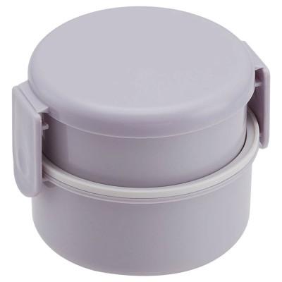 ふるさと納税 奈良市 お弁当箱 2段 500ml ONWR1B セピアカラー ラベンダー skt105 672484